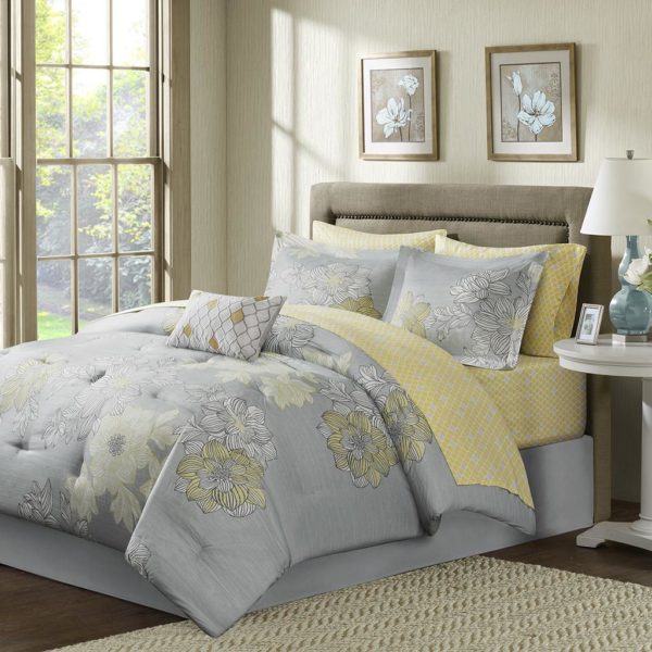 Avalon Complete Comforter and Cotton Sheet Set