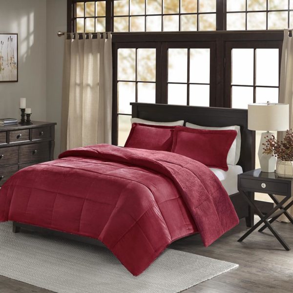 Jackson Corduroy Reverse to Berber Comforter Mini Set - Image 2