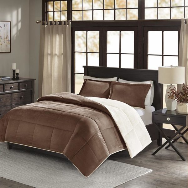 Jackson Corduroy Reverse to Berber Comforter Mini Set - Image 3