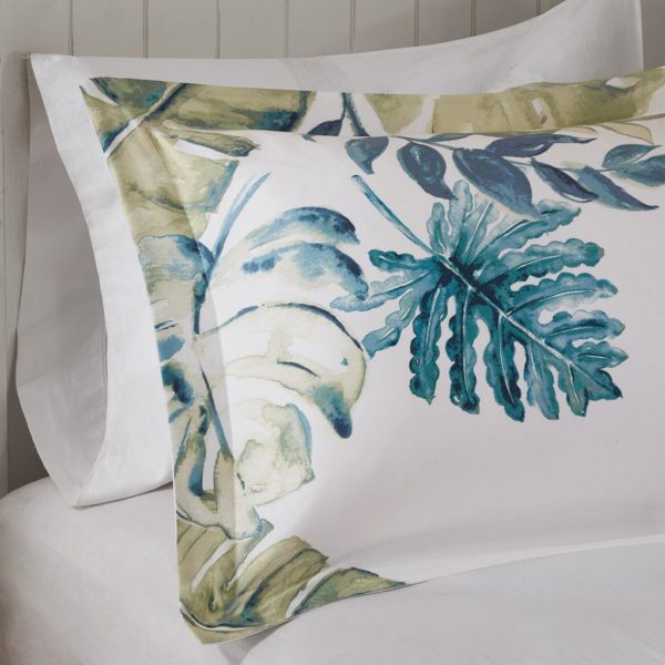 Lorelai Cotton Printed 5 Piece Duvet Cover Set - Image 5