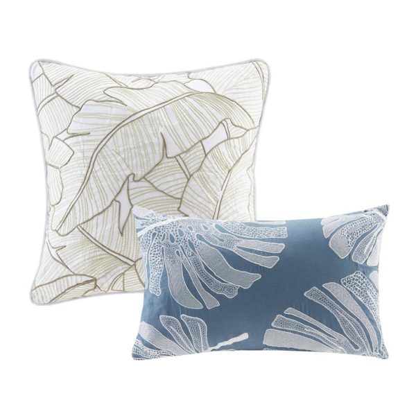Lorelai Cotton Printed 5 Piece Duvet Cover Set - Image 3