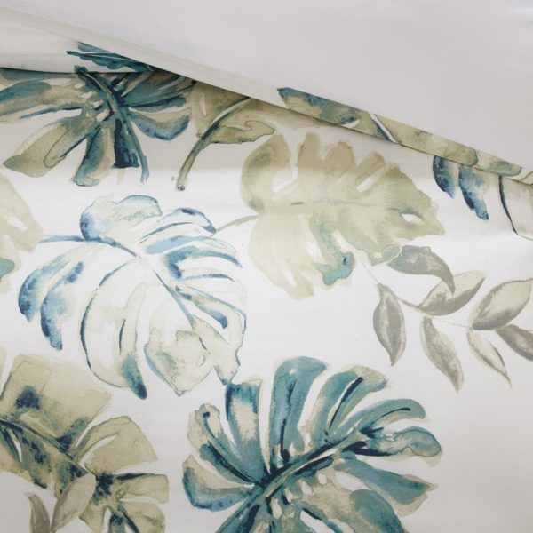 Lorelai Cotton Printed 5 Piece Duvet Cover Set - Image 4