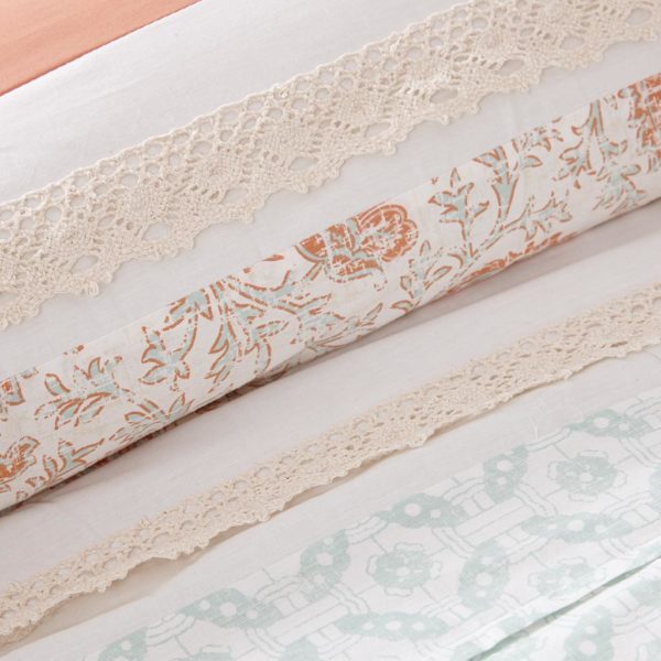 Dawn 9 Piece Cotton Percale Duvet Cover Set - Image 8