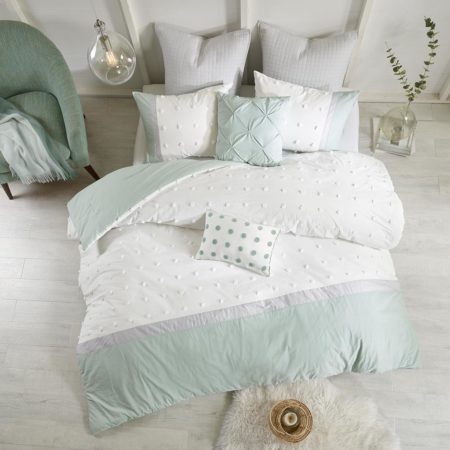Myla 7 Piece Cotton Jacquard Comforter Set