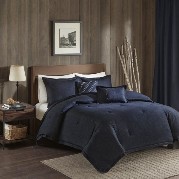 Perry Oversized Denim Comforter Set