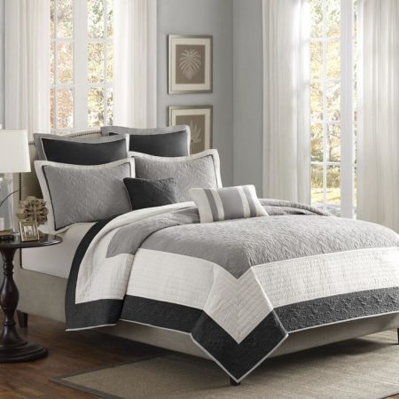 Attingham 7 Piece Reversible Coverlet Set