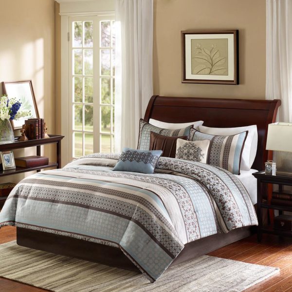 Princeton 7 Piece Jacquard Comforter Set - Image 2