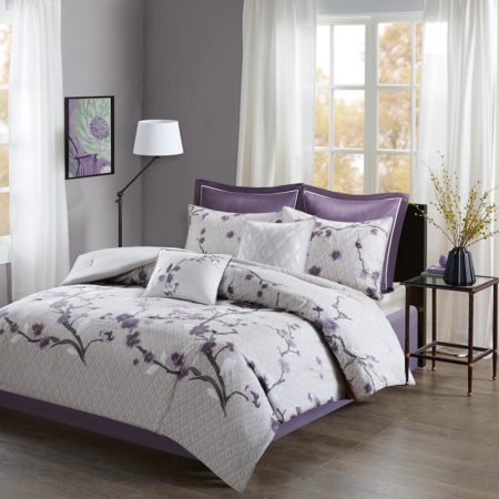 Holly 8 Piece Cotton Comforter Set