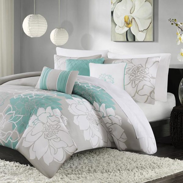 Lola 6 Piece Printed Duvet Cover Set - Image 3