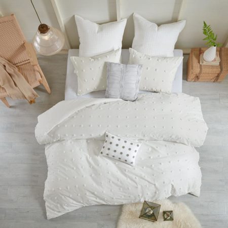 Brooklyn Cotton Jacquard Duvet Cover Set