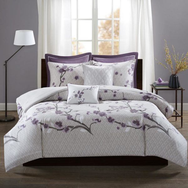 Holly 7 Piece Cotton Duvet Cover Set - Image 5