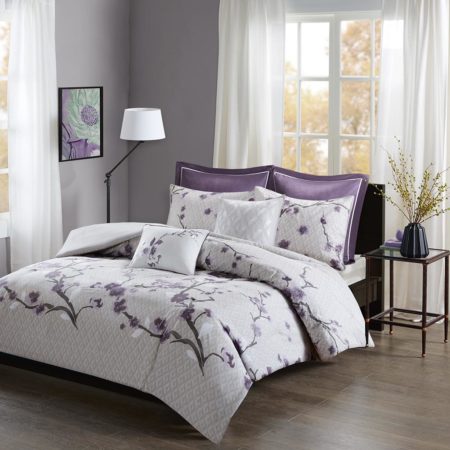Holly 7 Piece Cotton Duvet Cover Set