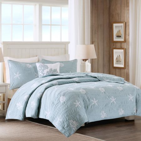 Seaside 4 Piece Coverlet Set