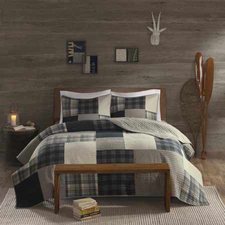 Winter Hills Oversized Cotton Quilt Set
