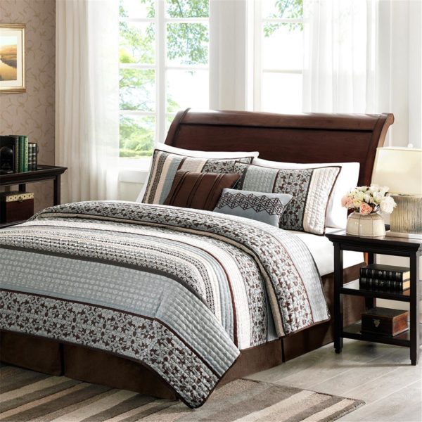Princeton 5 Piece Reversible Jacquard Coverlet Set - Image 2