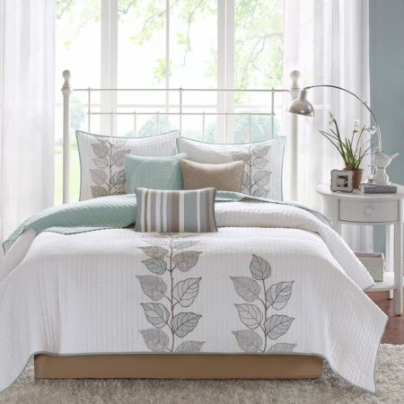 Caelie 6 Piece Reversible Coverlet Set