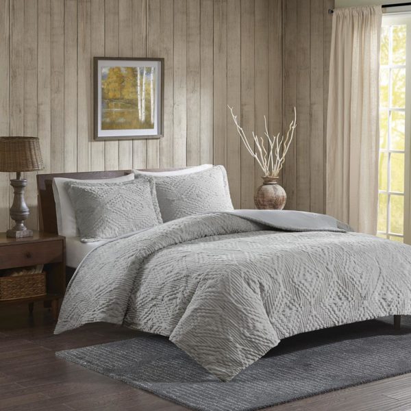 Teton Embroidered Plush Coverlet Set - Image 2