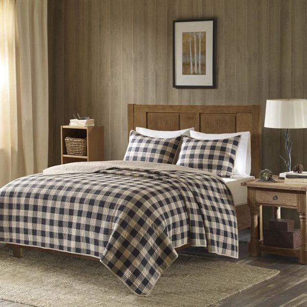 Check Oversized Quilt Mini Set
