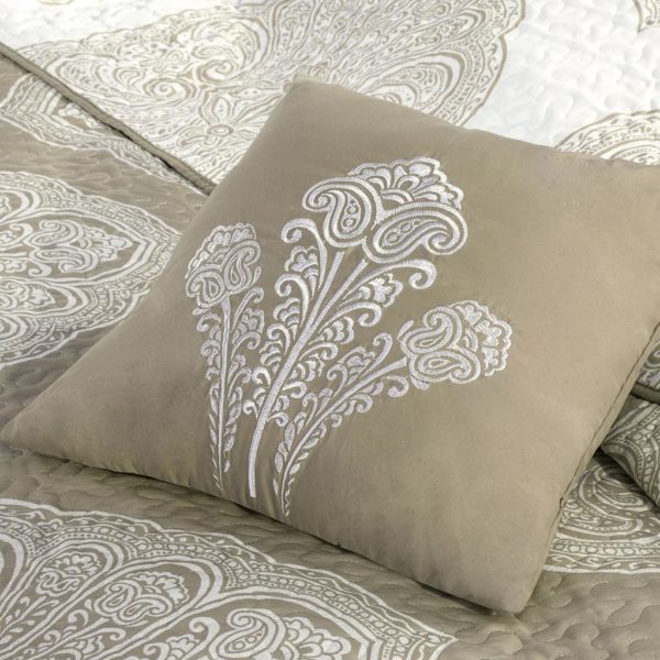 Rachel 6 Piece Reversible Quilted Coverlet Set - Image 6