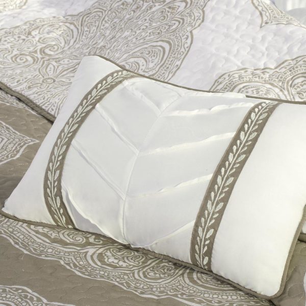 Rachel 6 Piece Reversible Quilted Coverlet Set - Image 12