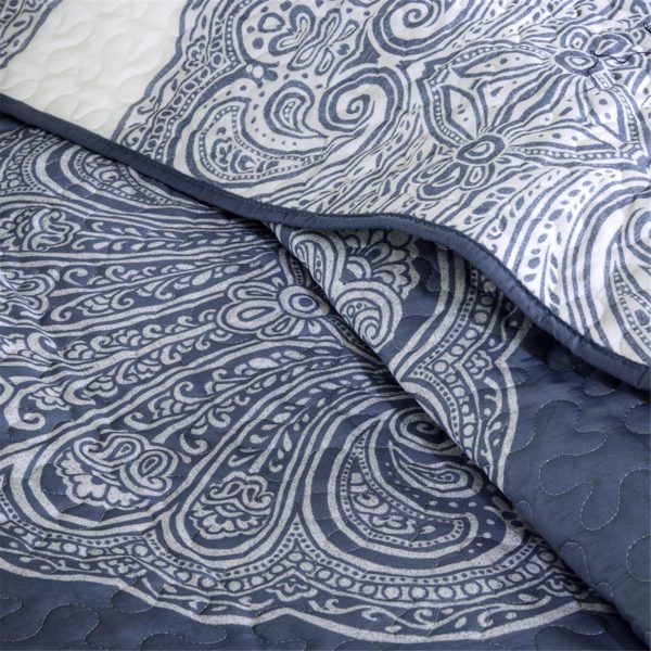 Rachel 6 Piece Reversible Quilted Coverlet Set - Image 3