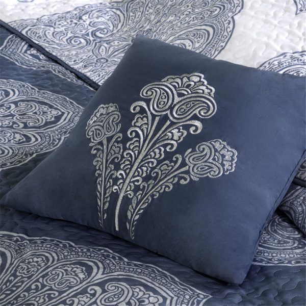 Rachel 6 Piece Reversible Quilted Coverlet Set - Image 5