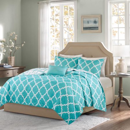 Merritt 4 Piece Reversible Coverlet Set