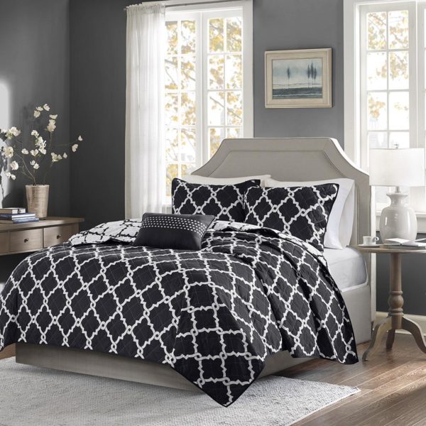 Merritt 4 Piece Reversible Coverlet Set - Image 5