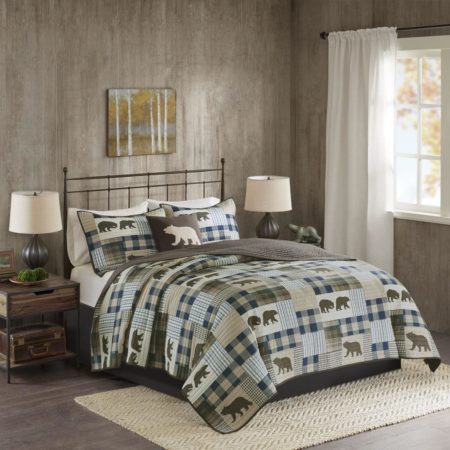 Twin Falls Oversized 4 Piece Quilt Set