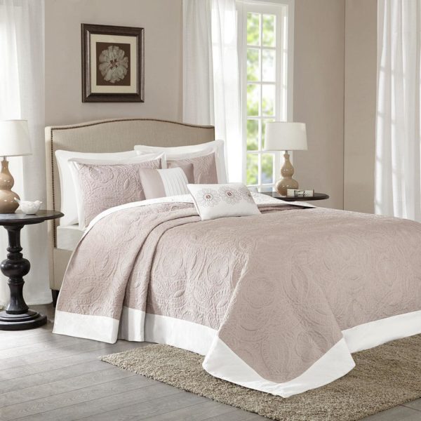 Ashbury 5 Piece Reversible Bedspread Set - Image 2