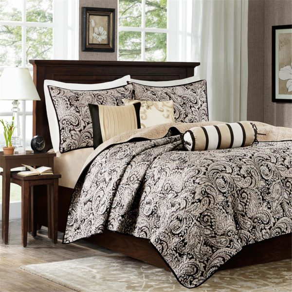 Aubrey 6 Piece Reversible Coverlet Set