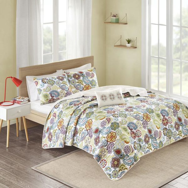 Tamil Reversible Coverlet Set - Image 2