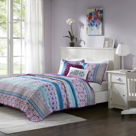 Joni Boho Reversible Coverlet Set