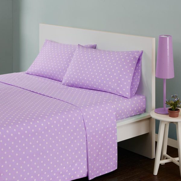 Polka Dot Cotton Sheet Set - Image 8