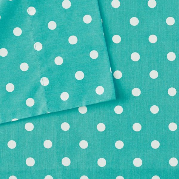 Polka Dot Cotton Sheet Set - Image 4
