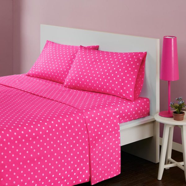 Polka Dot Cotton Sheet Set - Image 6