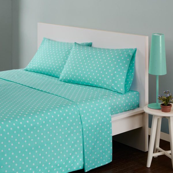 Polka Dot Cotton Sheet Set - Image 3