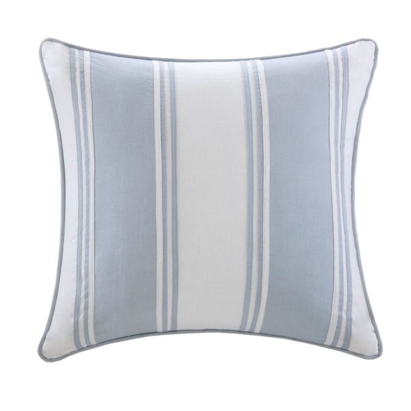 Crystal Beach Pieced Square Pillow