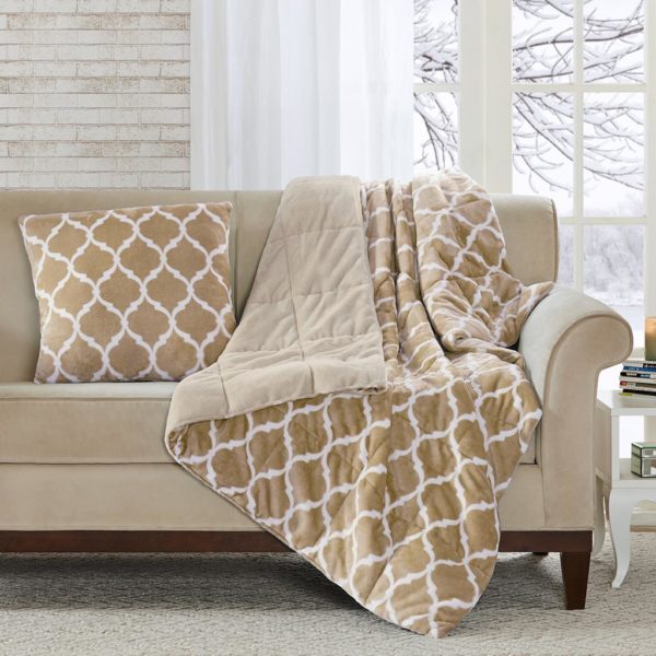 Oversized Ogee Down Alternative Throw - Image 3