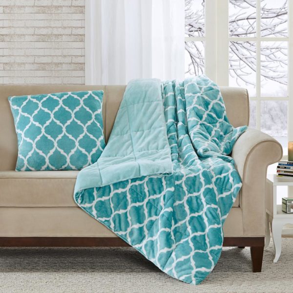 Oversized Ogee Down Alternative Throw - Image 2