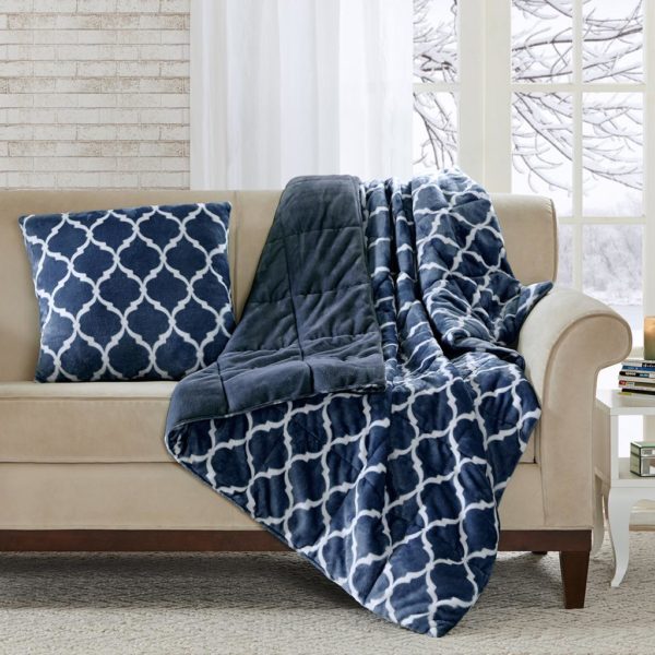 Oversized Ogee Down Alternative Throw - Image 4