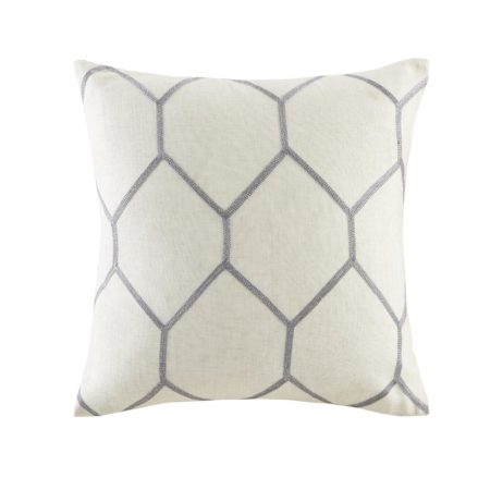 Brooklyn Metallic Geo Embroidered Pillow Pair