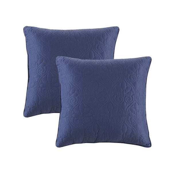 Quebec 20x20" Quilted Square Pillow Pair - Image 7
