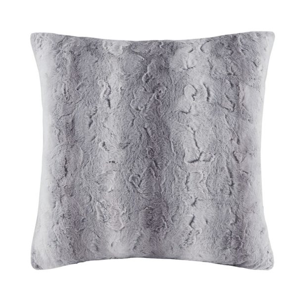 Zuri Faux Fur Euro Pillow - Image 2