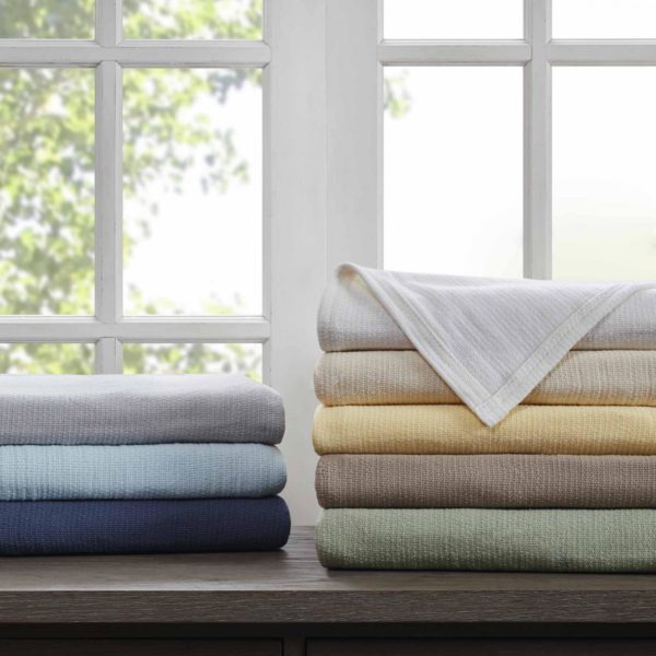 Freshspun Basketweave Cotton Blanket - Image 2
