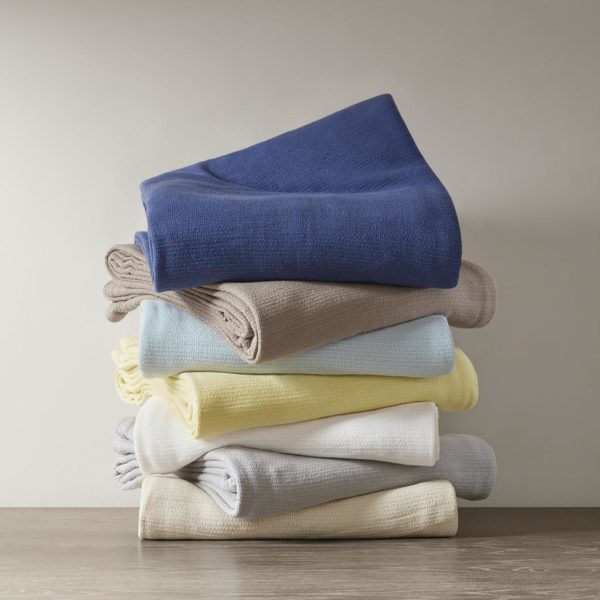 Freshspun Basketweave Cotton Blanket