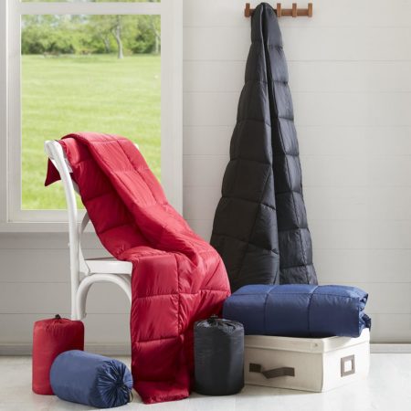 Packable Down Alternative Throw