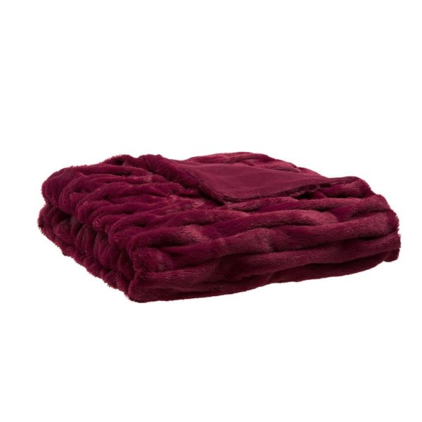 Oversized Ruched Fur Throw - Image 3