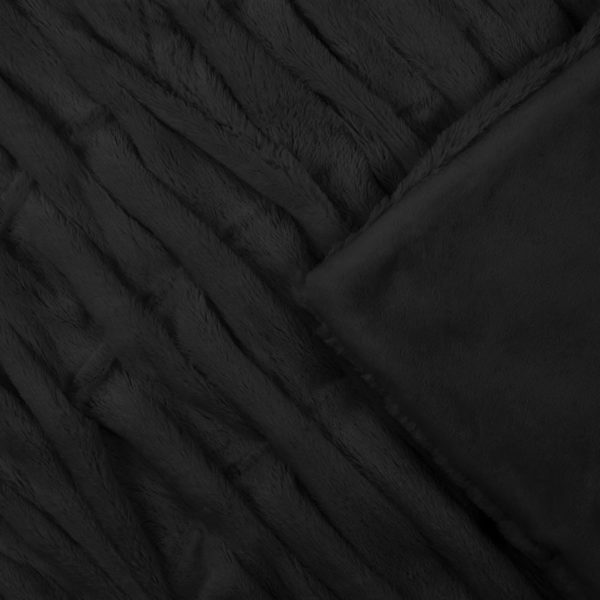 Oversized Ruched Fur Throw - Image 6
