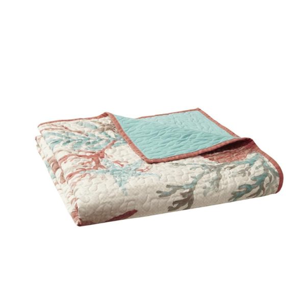 Pebble Beach Oversized Cotton Quilted Throw - Image 3